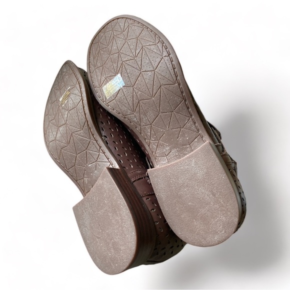 SPENCO Western Perforated Leather Ankle Booties Pricilla 9D, Bro… Gorpcore - Picture 2 of 11